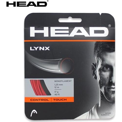 Head LYNX tennis strings single strand Tennis String Synttetic Gut Pps 1.25mm 17g Control type Tennis Rackets String 12m/pc
