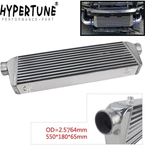 Hypertune - 550*180*65mm Universal Turbo Intercooler bar&plate OD=2.5" Front Mount intercooler HT-IN812-25