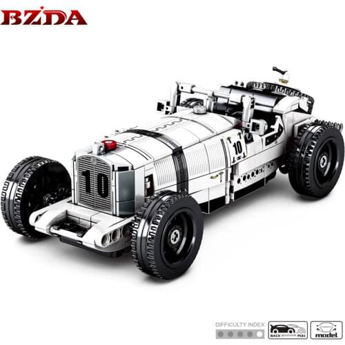 Sembo High-Tech Roadster Building Blocks Pull Back Car SSK Speed Champion Toys Creator Vehicle Bricks Kids Birthday Gift DIY