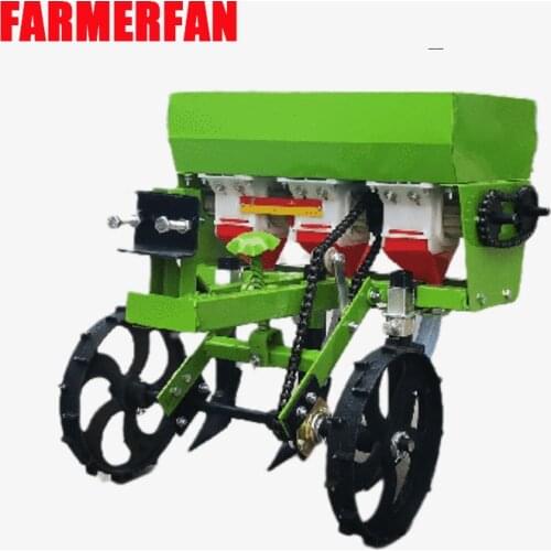3 line Micro tillage machine agricultural fertilizer planter applicator wheat corn planting multifunctional accessory planter