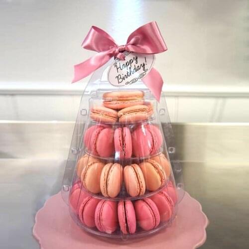 Multitiers Macaron Display Stand Cupcake Tower Rack Cake Stand PVC Tray For Wedding Birthday Cake Decorating Home Tool