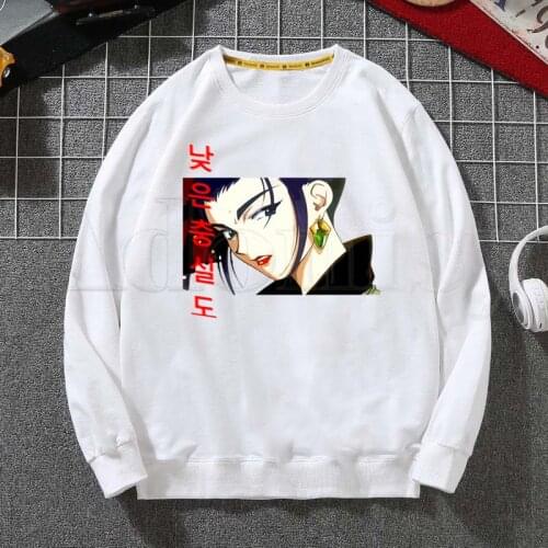 Cowboy Bebop Fashion Mens Hoodies Spring Autumn Male Casual Hoodies Sweatshirts Mens White Color Hoodies Sweatshirt Tops