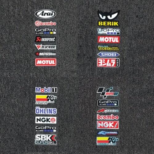 Motocross Motorcycle Sticker Reflective Helmet Decal Accessories For Ktm Duke Yamaha Honda Cbr Vespa Bmw Suzuki Kawasaki Aprilia