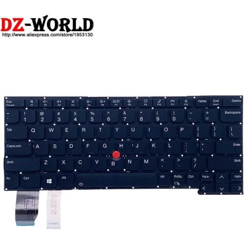 New Original US English Backlit Keyboard for Lenovo Thinkpad X13 Yoga Gen2 Laptop Teclado SN20Z90396