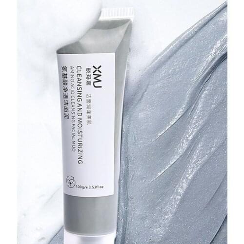 Amino acid cleansing mud cleansing exfoliating cleanser deep cleansing moisturizing moisturizing oil control cleanser Skin Care