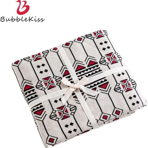 Bubble Kiss Pure Cotton Blanket Jacquard Knitting Plaid Thread Blankets For Beds Home Sofa Travel Office Nap Cover Throw Blanket