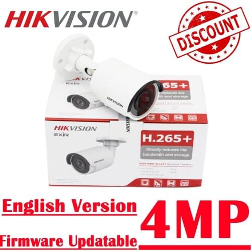 Original hikvision DS-2CD2045FWD-I 4Mp IPC replace DS-2CD2043G0-I IP67 IR WDR surveillance cctv ip IR Bullet Network Camera