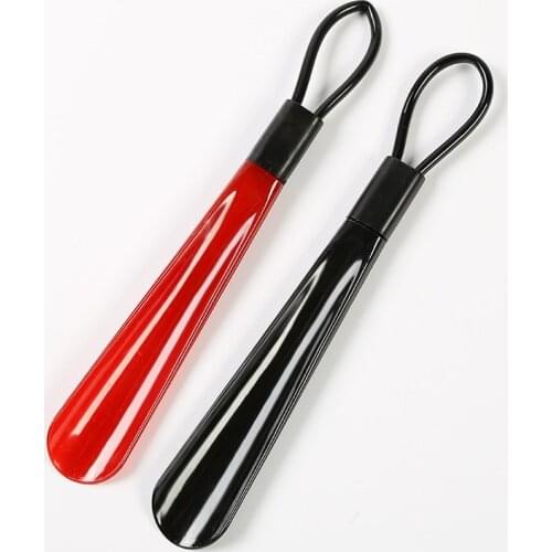 28cm Shoe Horns Professional Black Plastick Shoe Horn Spoon Shape Shoehorn Shoe Lifter Flexible Sturdy Slip 4 Colors
