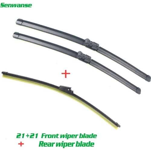 Senwanse Front and rear Wiper Blades For Skoda Roomster 2006 - 2013 Windshield Windscreen wiper blade 21"+21"+13"