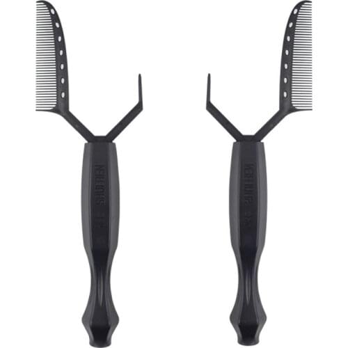 Resin Positioning Perm Comb 4 Sizes/Set for Barber Shop Professional Women Girls Hairdressing Hair Curling Tools