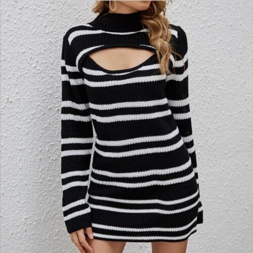 Sweater dress sweaters tops women pull femme women clothing jersey mujer half high collar pullovers long sleeve sping & autumn