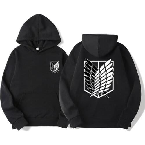 Attack on Titan Mens Hoodie Anime Hoodies Men Women Streetwear Pullover Harajuku Hoodies Sweatshirt Clothes