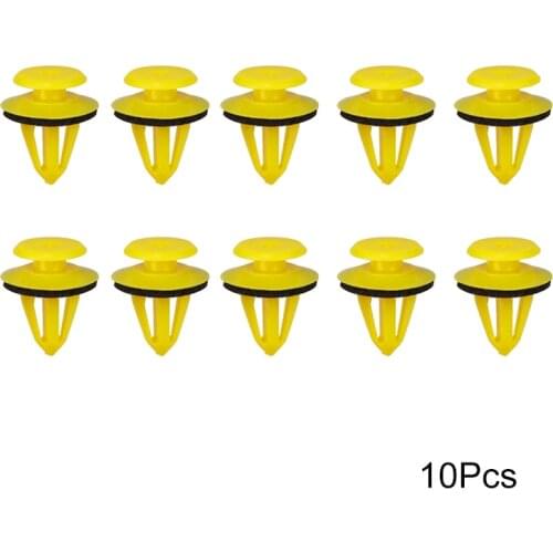 10/50Pcs Auto Fastener Clip Door Trim Panels Fastener Clips Plastic Fixed Clip for Lada Kalina Golf Land Rover Chevrolet Jaguar
