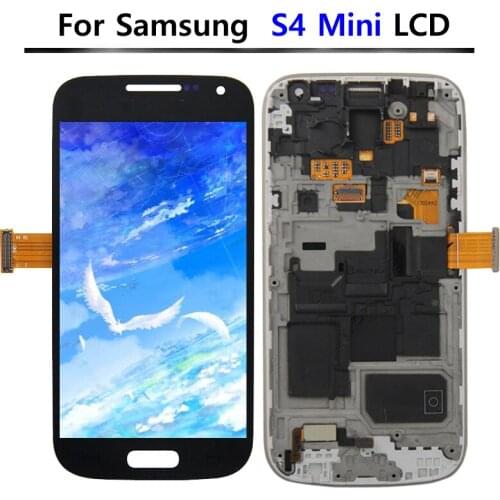 Burn Shadow For Samsung S4mini i9190 LCD For Samsung Galaxy i9195 Display LCD Screen Touch Digitizer Assembly
