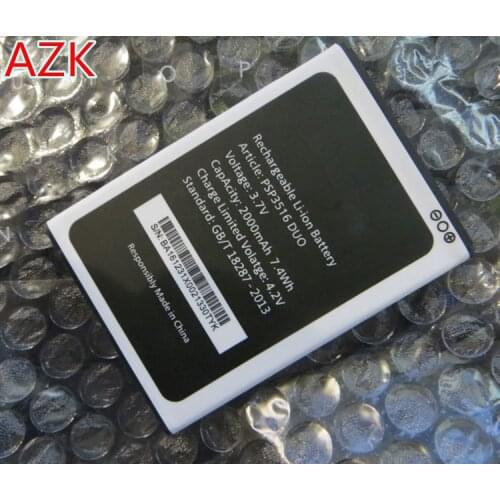 AZK New 2000mAh PSP3516 DUO Battery for Prestigio WIZE MX3 MultiPhone PSP3516 DUO PSP 3516 Cellphone battery