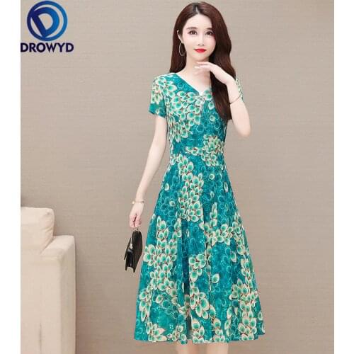 DROWYD Summer Dresses With Buttons