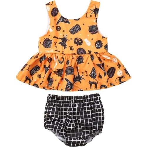 Lioraitiin Fashion Newborn Baby Girl Summer Clothes Set 2pcs Sleeveless Tops Plaid Shorts Pants Outfit Clothes Set 6-24Months