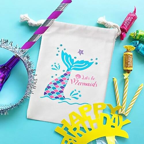 Candy Goodie Bags pool Ocean under the sea Mermaid theme Birthday Party bridal Baby Shower Bachelorette hen Party decoration