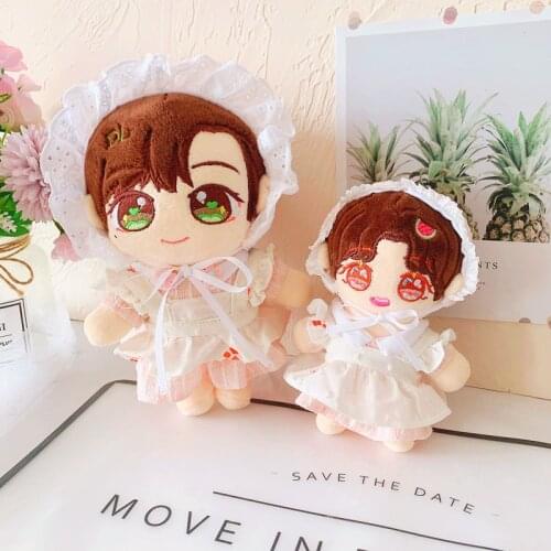 20 Cm Puppet Star Muppet Clothes Cute Idol Plush Doll Costumes Princess Dress Christmas Gifts