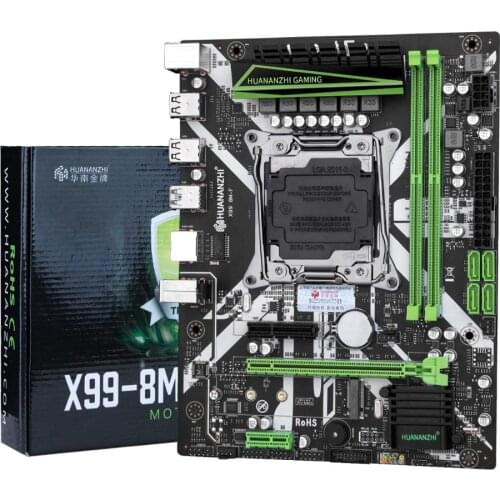 HUANANZHI X99 Motherboard LGA2011-3 USB3.0 NVME M.2 SSD support DDR4 REG ECC memory and Xeon E5 V3 V4 processor