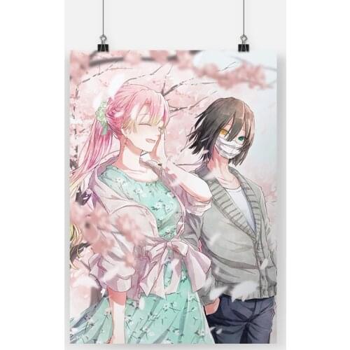 Mitsuri Kanroji Obanai Iguro Kimetsu no Yaiba anime Canvas poster Painting wall Art decor Living room Bedroom Decoration Prints