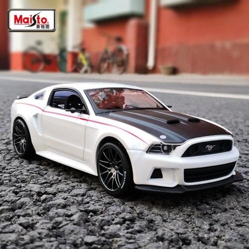 1:24 Ford Mustang Street Racer Alloy Sports Car Model Diecast Simulation Metal Toy Vehicles Car Model Collection Childrens Gift