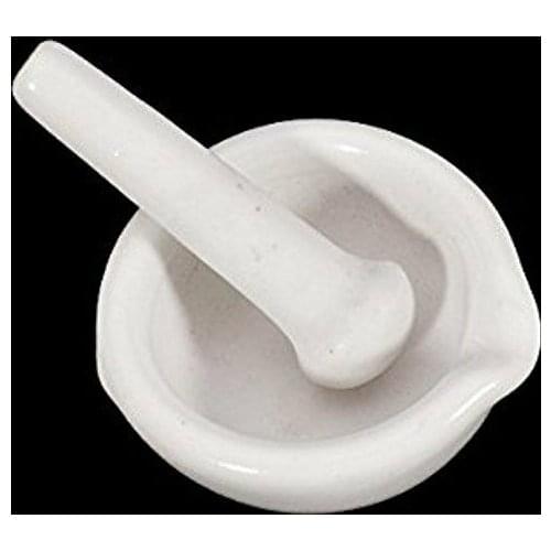 6ML Mini Porcelain Mortar and Pestle Mixing Grinding Bowl Set DIY Tool