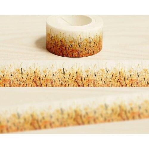2cm*10m Autumn Grass washi tape diy decoration for scrapbooking masking tape adhesive tape