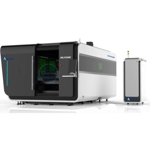 Full closed high end industrial cnc 3015 metal fiber laser cutting machine Raycus/IPG 1KW 2KW 3KW