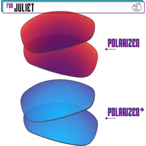 EZReplace Polarized Replacement Lenses for - Oakley Juliet Sunglasses - BlueP Plus-MidnightP