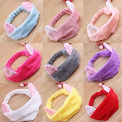 Fashion Cat Ear Headband Yoga Face Wash Makeup Headband Hair Accessories Womens Accessories