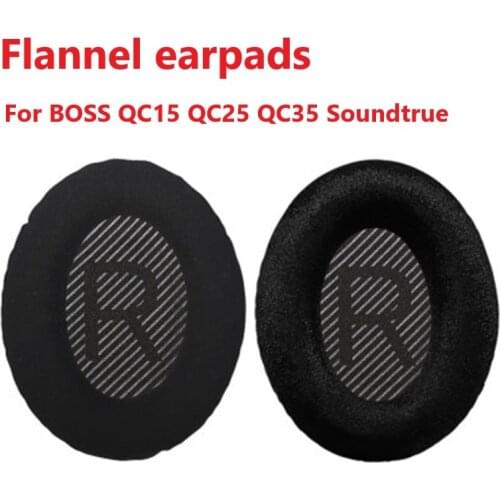 Replacement Earpads Cushion for BOSE QC15 High Quality Soft Dense Velvet Ear Pads Cover for Bose QC35 QC25 for Bose Soundtrue