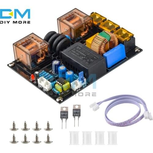 3500W Power Amplifier EMI Power Filter and Soft Start All-in-one Integrated Board 1.6MM Double-sided Tinned PCB board