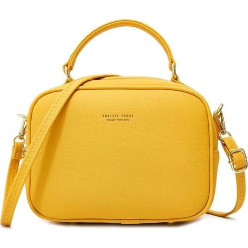 Vintage Crossbody PU Leather Cell Phone Shoulder Bag Messenger Bags Fashion Daily Use For Women Wallet HandBags