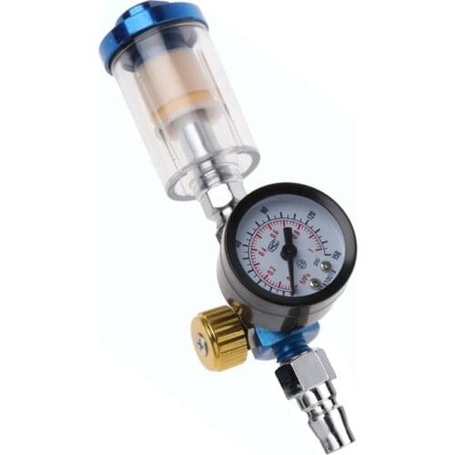 1/4'' Water Oil Separator For Compressor Spray Paint Gun Inline Air Hose Tubular Filter Moisture Trap High Quality