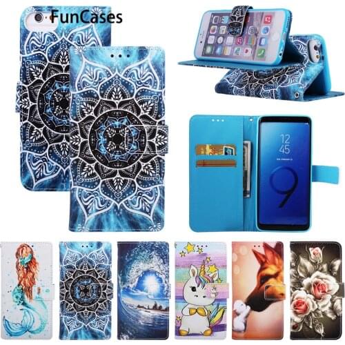 Wave PU Leather Wallet Case For telefon Samsung A50 Carcasas Case Luxury Mirror Cover Coques sFor Samsung Galaxy case A50 Covers