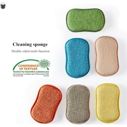 Kitchen/Bathroom Magic Sponge High Efficiency Sponge Brush for Non Stick Pot Cleaning Sponges Kitchen Tools Wash Pot Gadgets