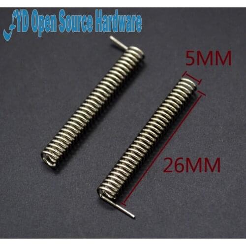 10pcs 433MHZ High Performance Phosphor Bronze Nickel Plated Copper Wire Spring Built-in Antenna