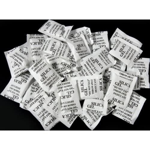 100 Packets Lot Silica Gel Sachets Desiccant Pouches Drypack Ship Drier Absorbent