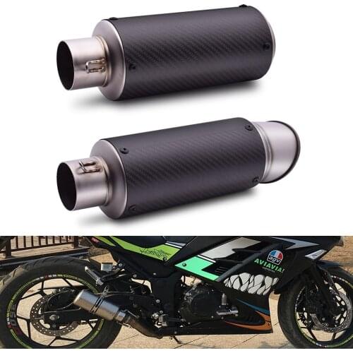 51mm 61mm Motorcycle Pipe Exhaust With DB killer Exhaust Pipe Muffler For Honda Hornet CB599 CB600 250 CR85R CR125R CR250R