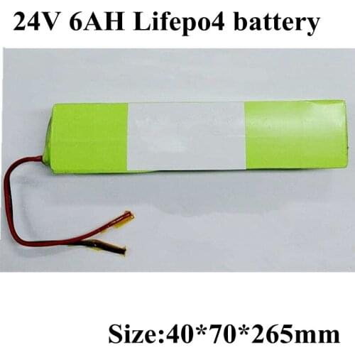 32650 24V 6Ah Lifepo4 Battery Pack with Charger 24v 10ah 12ah Lifepo4 Battery for Scooter Ebike Ev Electric Vehicle Wheelchair