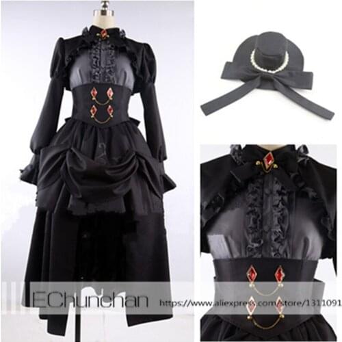 Anime Kanzaki Ranko Cos Gothic Cosplay costume Custom Made