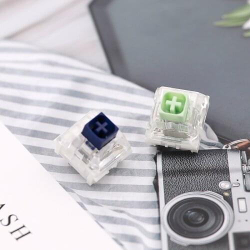Keypro Kailh Box Royal Navy Blue Jade Pink Crystal Heavy Box 3 pin Switches IP56 Water-proof Compatible Cherry MX Switches