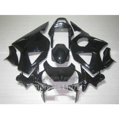 Fairing kit for Honda CBR954RR 02 03 glossy black fairings set CBR954RR 2002 2003 BM01