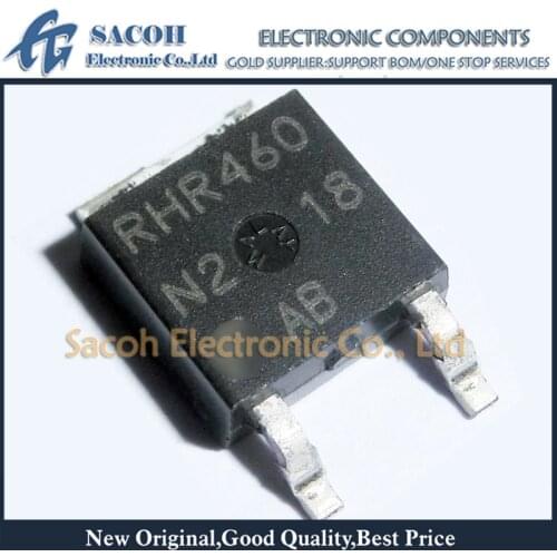 Free Shipping 10Pcs RHRD460S RHRD460 RHR460 RURD460S RURD460 RUR460 TO-252 4A 600V Hyperfast Diodes