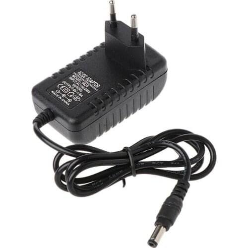 New Converter 100-240V to DC 6V 2A Power Supply Adapter Charger EU Plug Black 270B