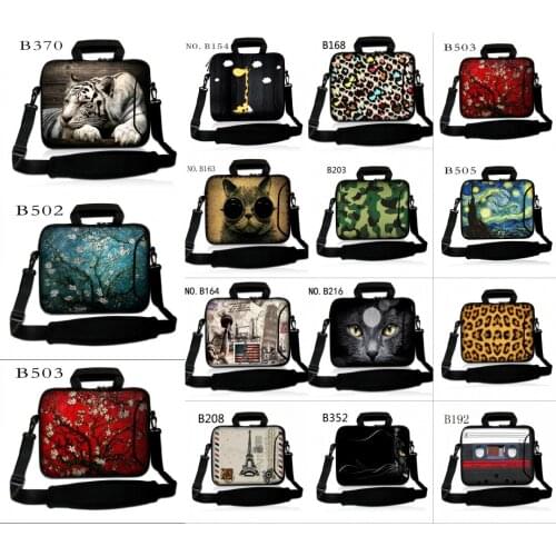 Laptop Shoulder Bag Strap for Macbook Dell Lenovo HP Notebook Pro Air 13 13.3 14 15inch Polyester Briefcase Messenger Bag