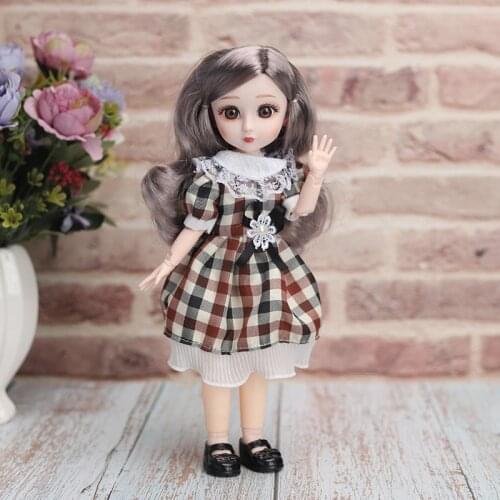 Adollya Doll Clothes Dress 1/6 BJD Doll Clothes Suit Fashion Cloth Accessories For Dolls DIY Dress Up Toys For Girls Clothing
