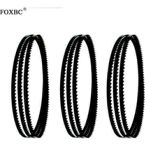 FOXBC 2240x13x0.5mm Bandsaw Blade 4 6 10 14 TPI 1400mm Carbon Band Saw Blades 3pcs