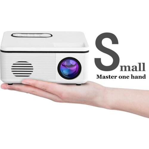 Aibecy S361 Mini Portable LED Projector Support 1080P 600 Lumens Built-in Speaker Multimedia Video Movie Projector